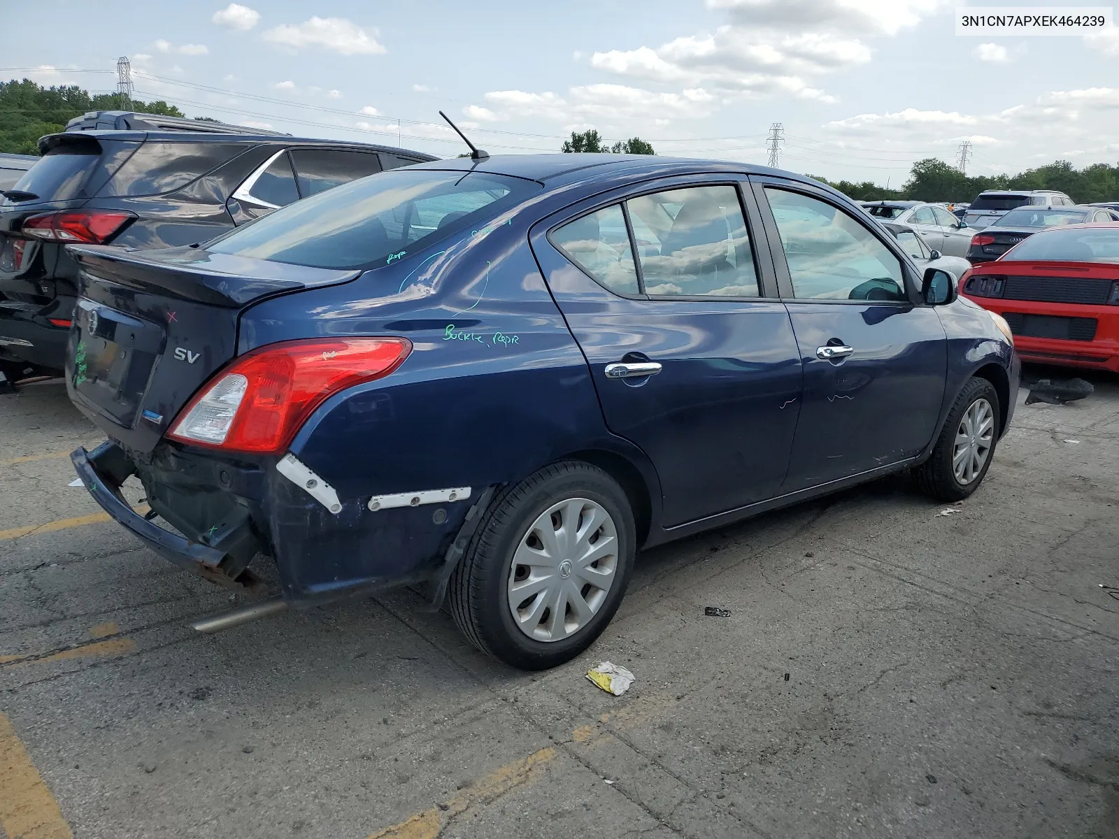 3N1CN7APXEK464239 2014 Nissan Versa S