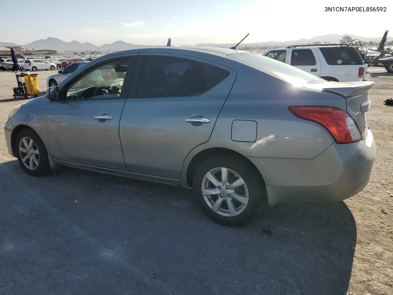 2014 Nissan Versa S VIN: 3N1CN7AP0EL856592 Lot: 66343094