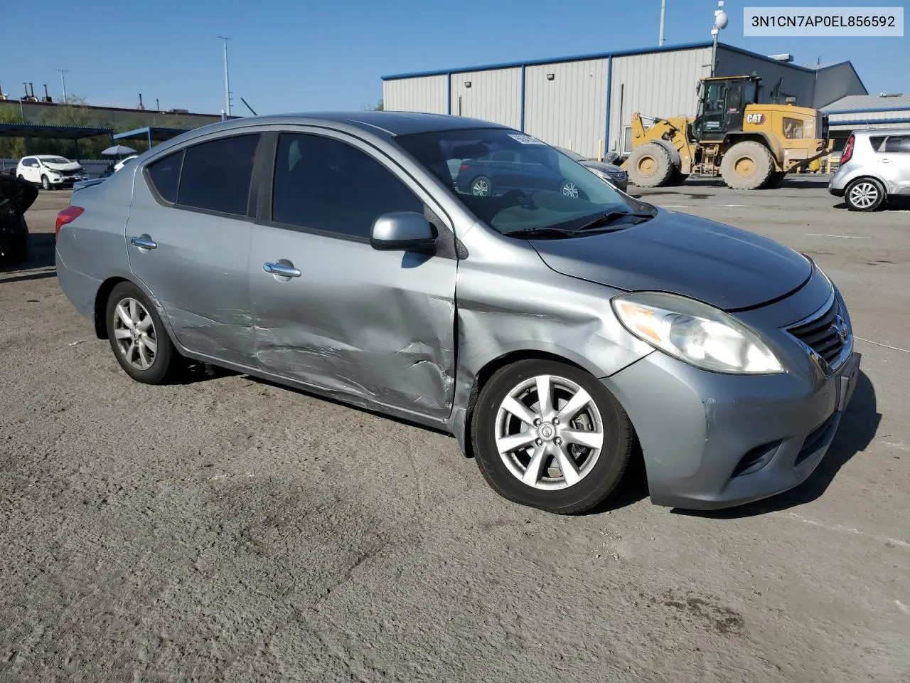 2014 Nissan Versa S VIN: 3N1CN7AP0EL856592 Lot: 66343094