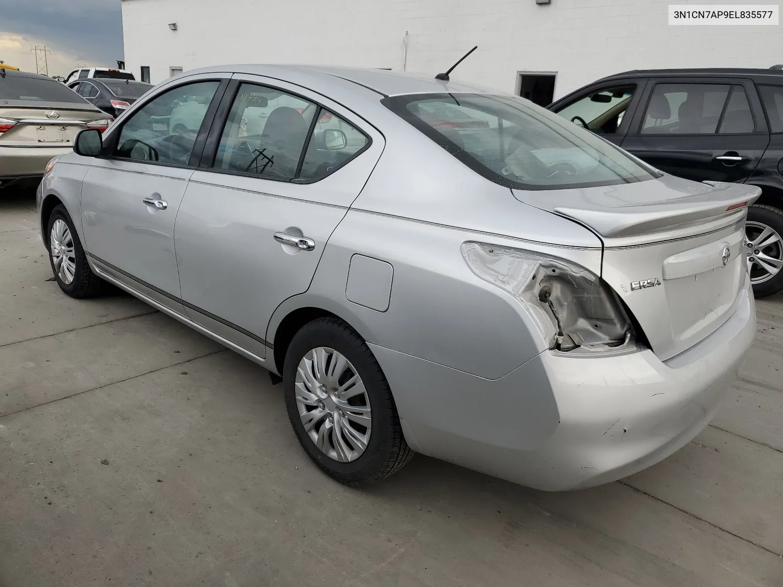 2014 Nissan Versa S VIN: 3N1CN7AP9EL835577 Lot: 66548464