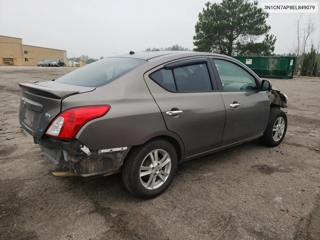 2014 Nissan Versa S VIN: 3N1CN7AP8EL849079 Lot: 66639582