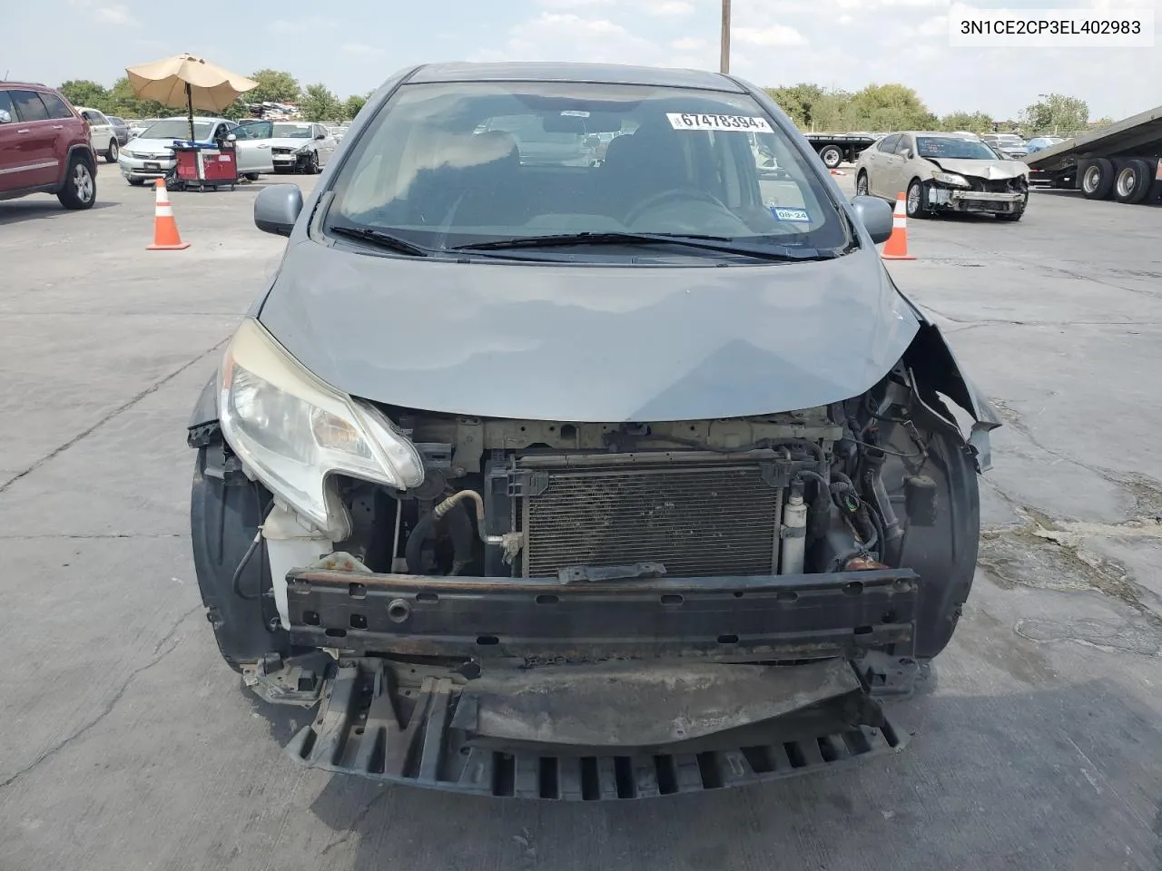 2014 Nissan Versa Note S VIN: 3N1CE2CP3EL402983 Lot: 67478394