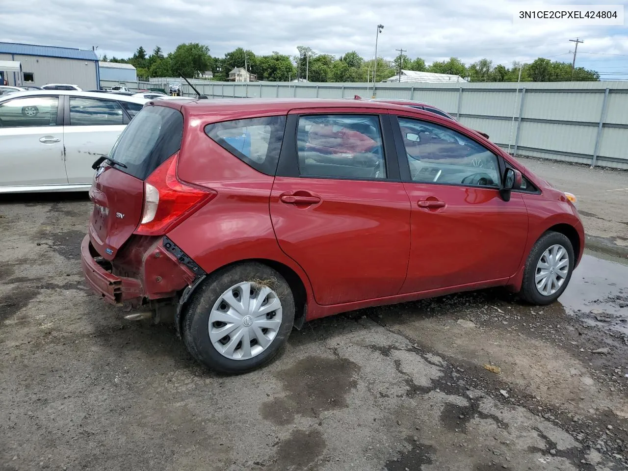 3N1CE2CPXEL424804 2014 Nissan Versa Note S