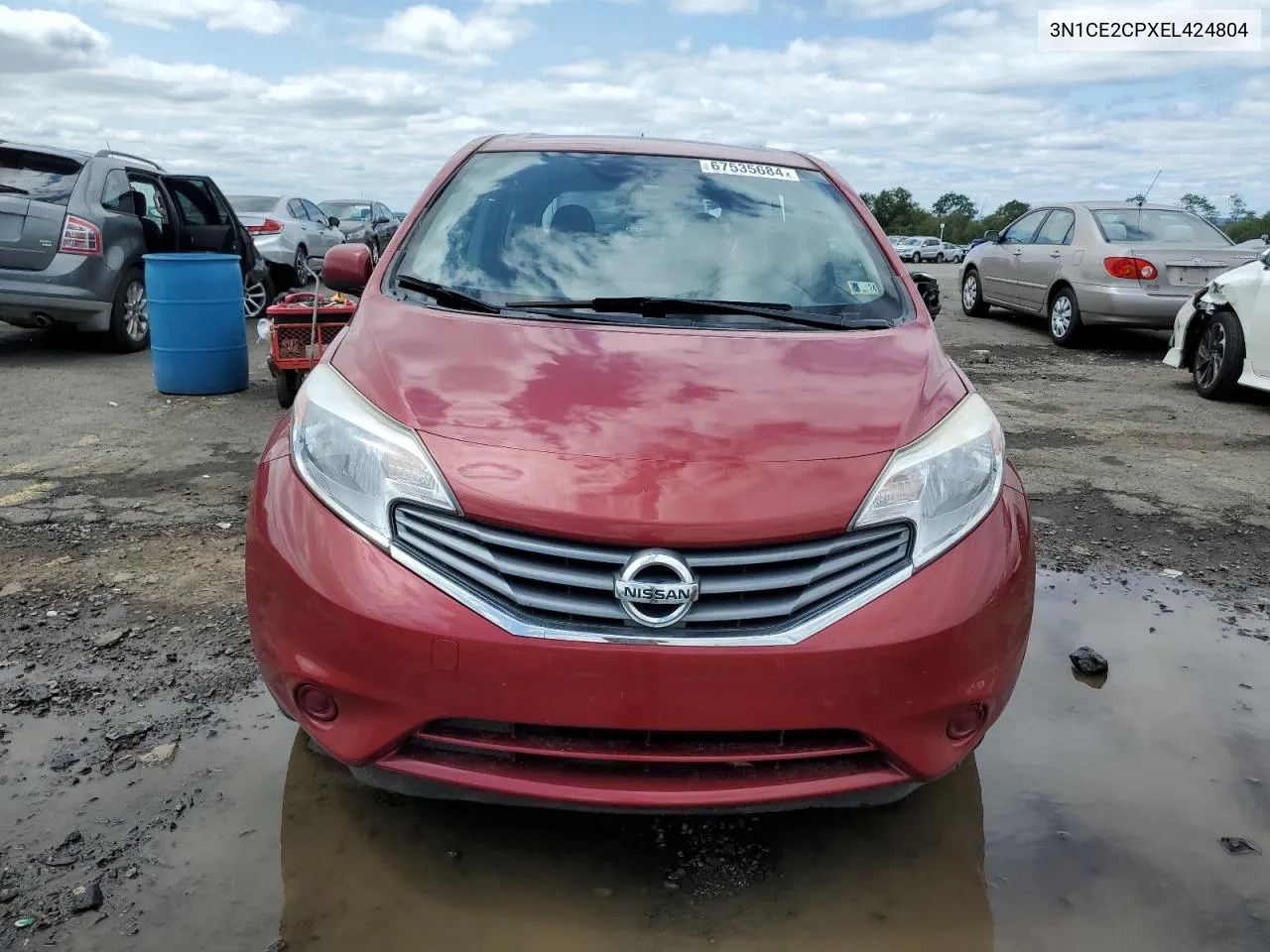 3N1CE2CPXEL424804 2014 Nissan Versa Note S