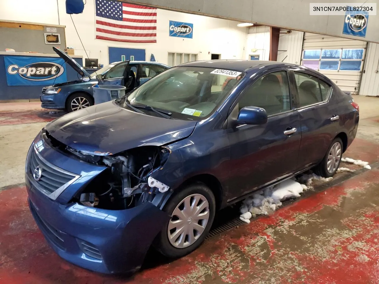 2014 Nissan Versa S VIN: 3N1CN7AP0EL827304 Lot: 68041334