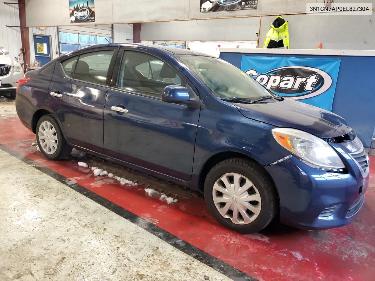 3N1CN7AP0EL827304 2014 Nissan Versa S