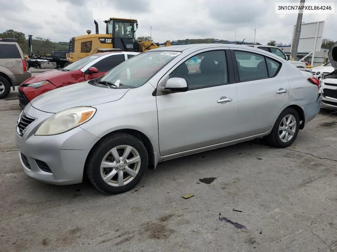 2014 Nissan Versa S VIN: 3N1CN7APXEL864246 Lot: 68791064