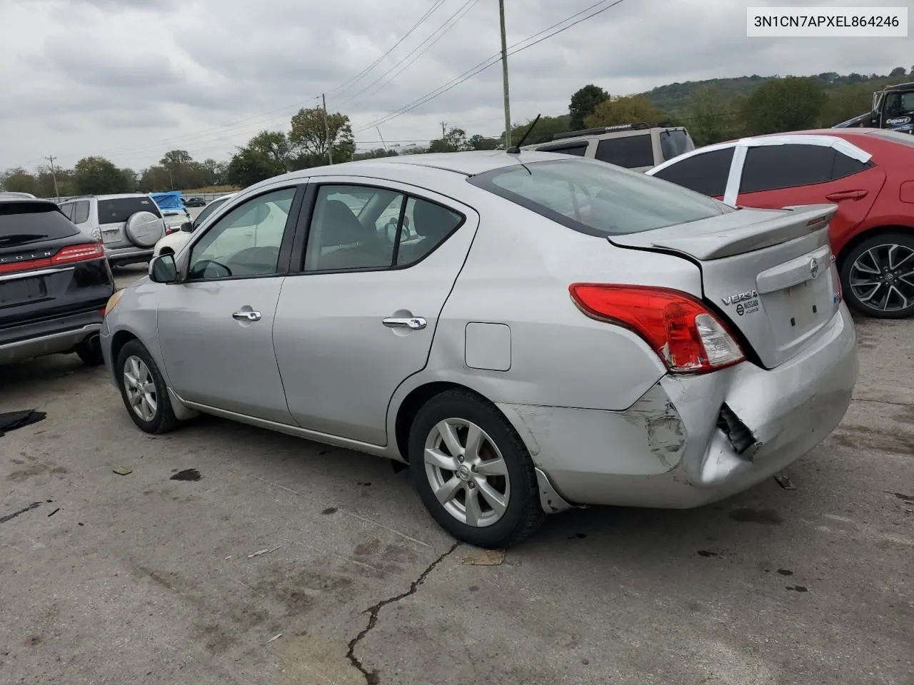 3N1CN7APXEL864246 2014 Nissan Versa S