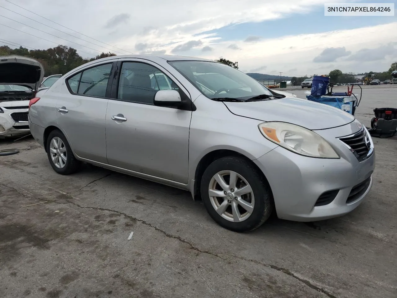 2014 Nissan Versa S VIN: 3N1CN7APXEL864246 Lot: 68791064