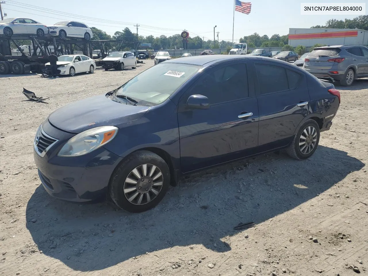 3N1CN7AP8EL804000 2014 Nissan Versa S