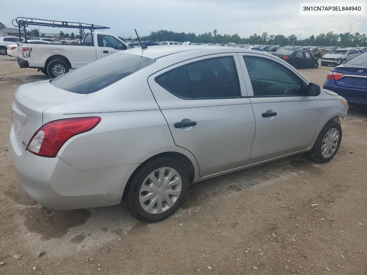 2014 Nissan Versa S VIN: 3N1CN7AP3EL844940 Lot: 69020234