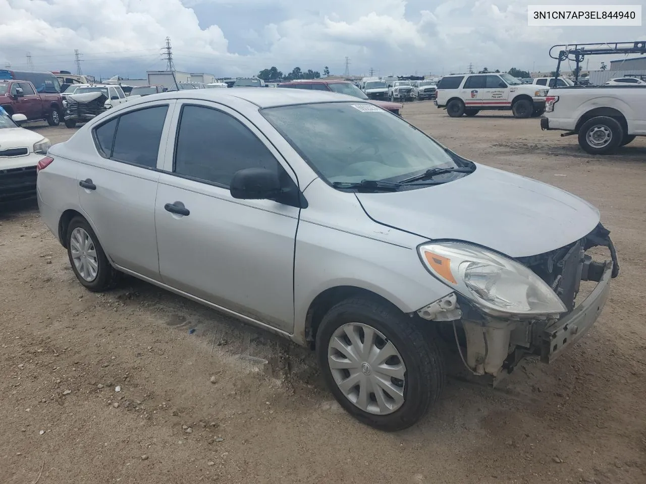 2014 Nissan Versa S VIN: 3N1CN7AP3EL844940 Lot: 69020234