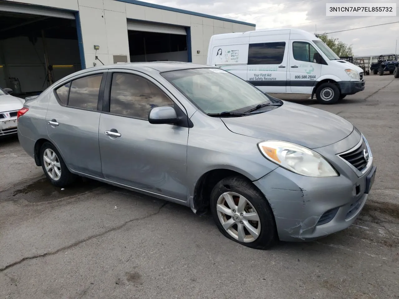 2014 Nissan Versa S VIN: 3N1CN7AP7EL855732 Lot: 69155364