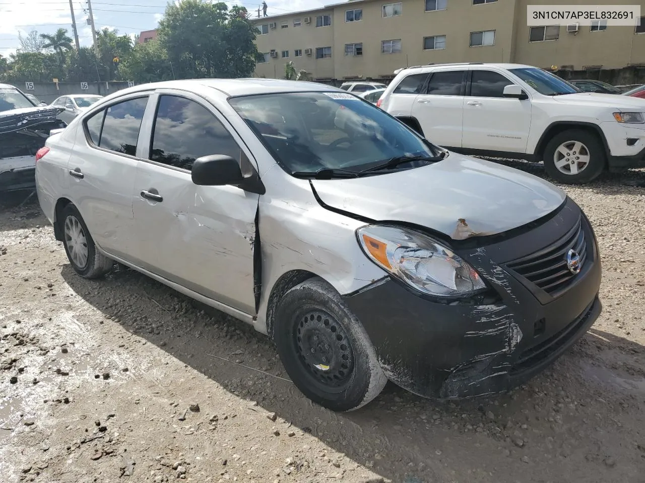 3N1CN7AP3EL832691 2014 Nissan Versa S