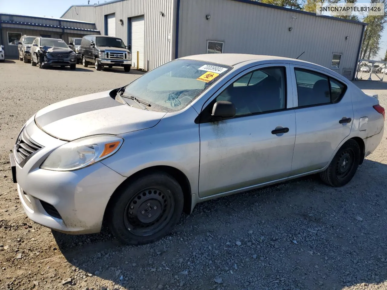 3N1CN7AP1EL831426 2014 Nissan Versa S