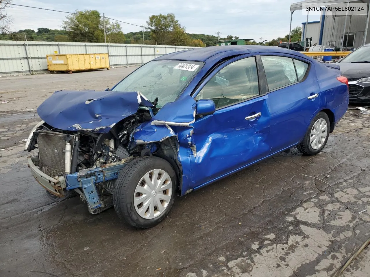 3N1CN7AP5EL802124 2014 Nissan Versa S