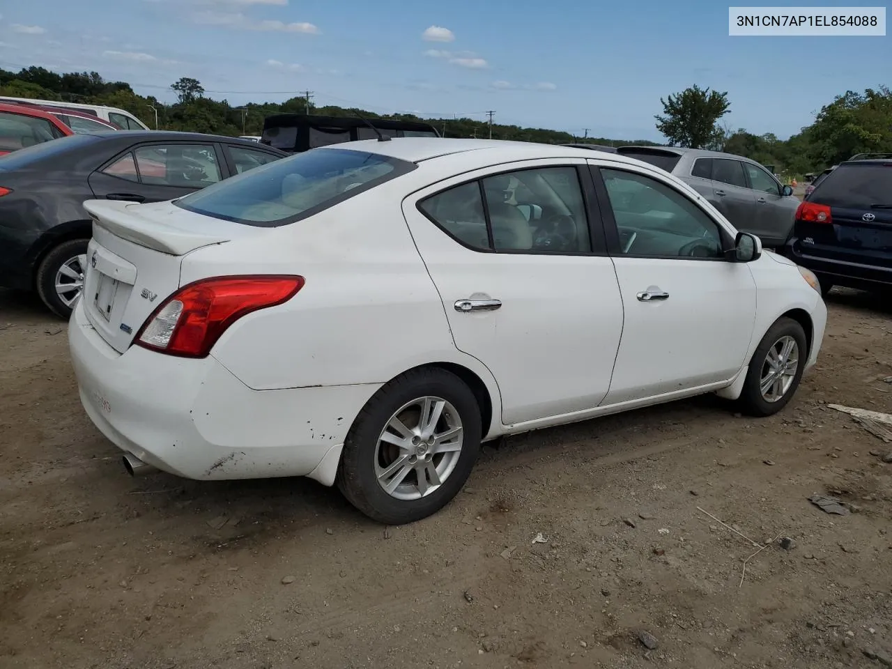 2014 Nissan Versa S VIN: 3N1CN7AP1EL854088 Lot: 70561154