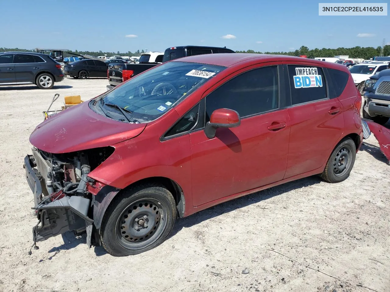 2014 Nissan Versa Note S VIN: 3N1CE2CP2EL416535 Lot: 70636154