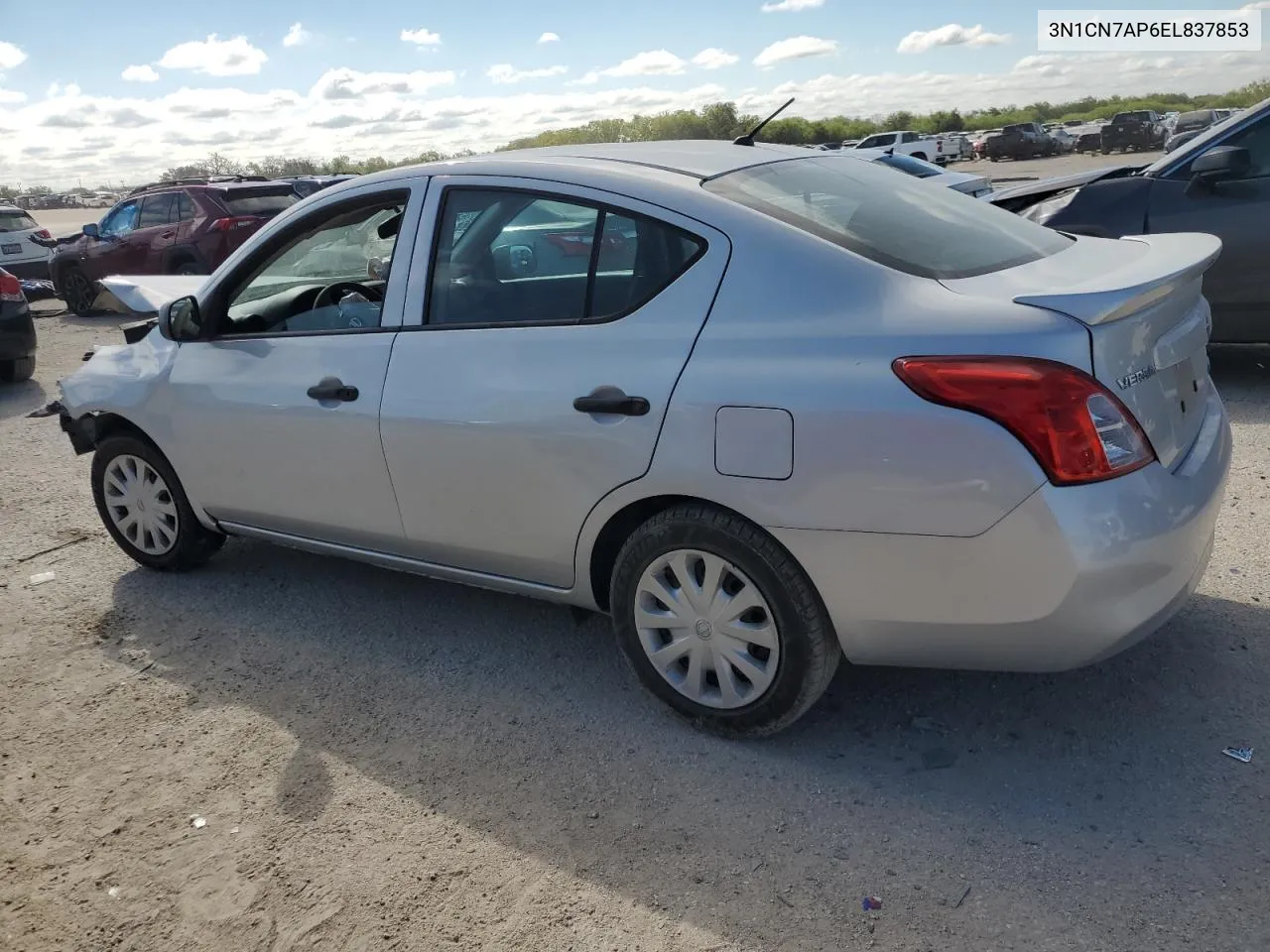 2014 Nissan Versa S VIN: 3N1CN7AP6EL837853 Lot: 70904114