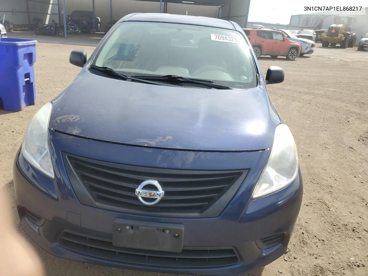 3N1CN7AP1EL868217 2014 Nissan Versa S