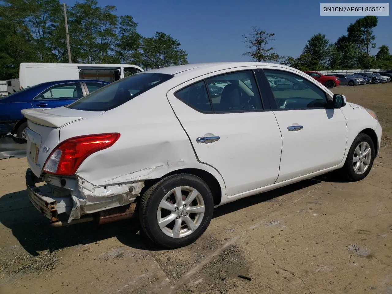 3N1CN7AP6EL865541 2014 Nissan Versa S