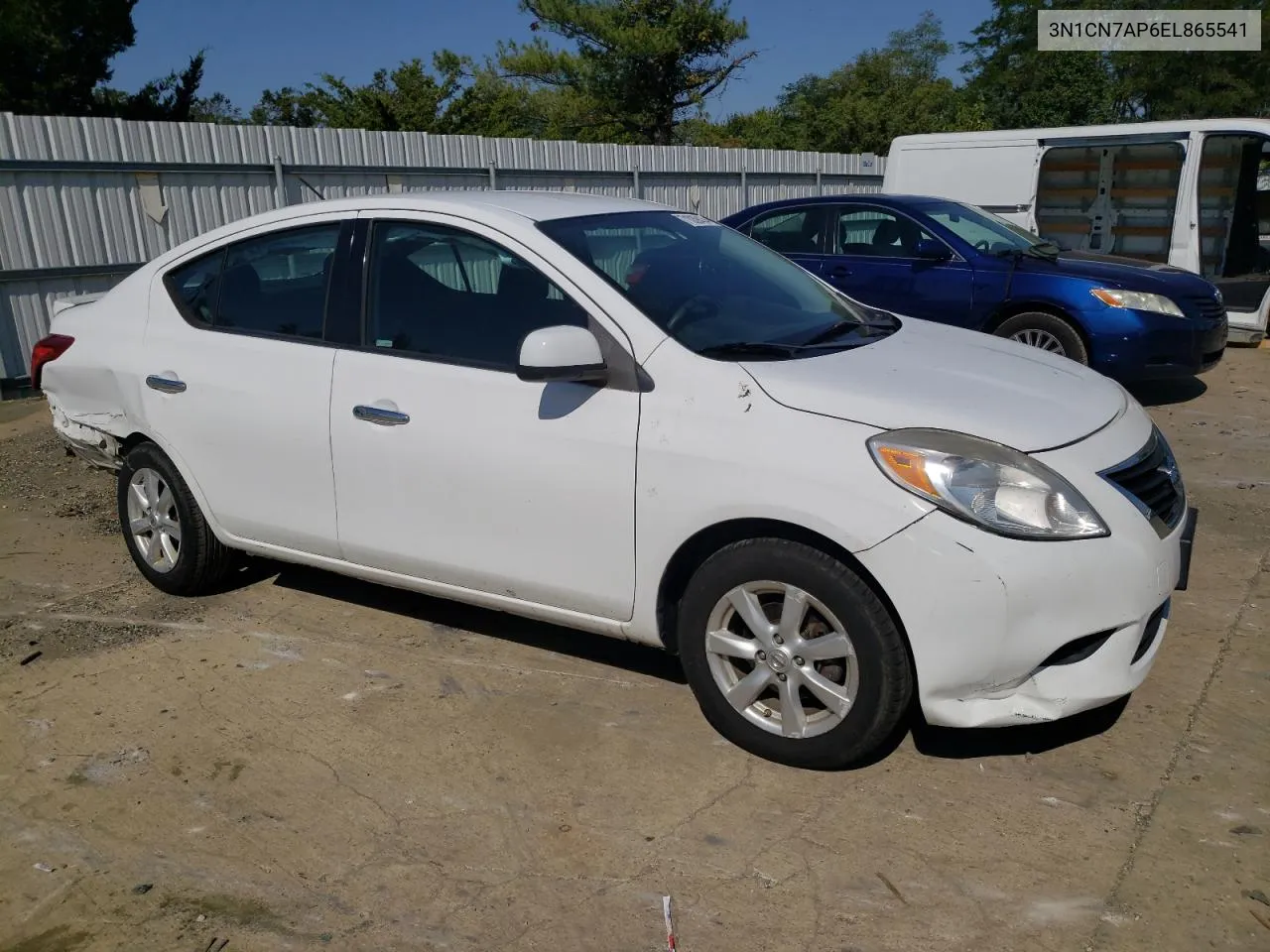 2014 Nissan Versa S VIN: 3N1CN7AP6EL865541 Lot: 71039434