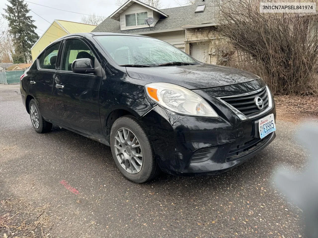 2014 Nissan Versa S VIN: 3N1CN7APSEL841974 Lot: 71323524