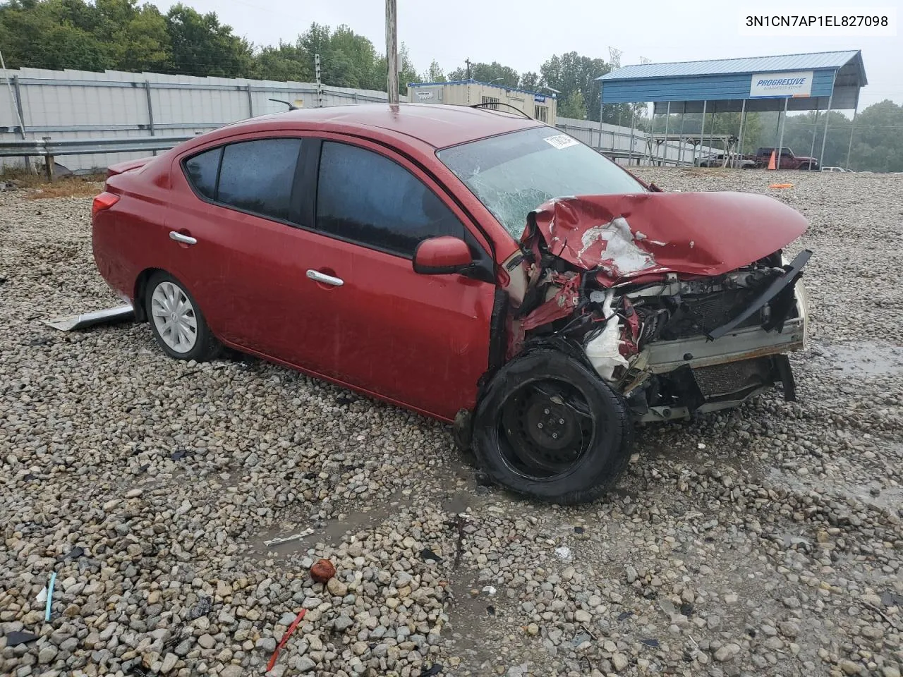 3N1CN7AP1EL827098 2014 Nissan Versa S