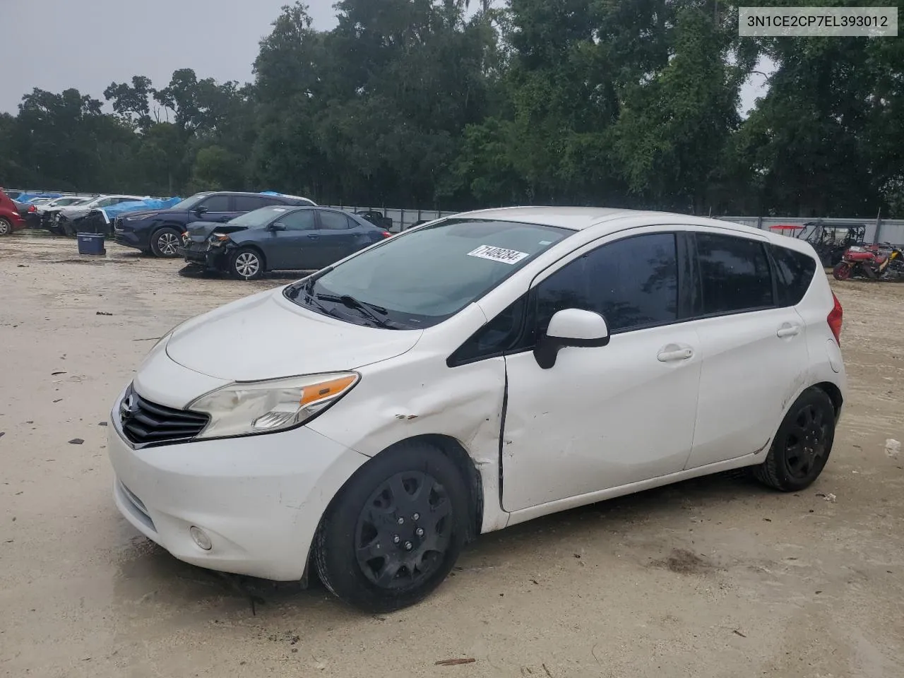 2014 Nissan Versa Note S VIN: 3N1CE2CP7EL393012 Lot: 71409284