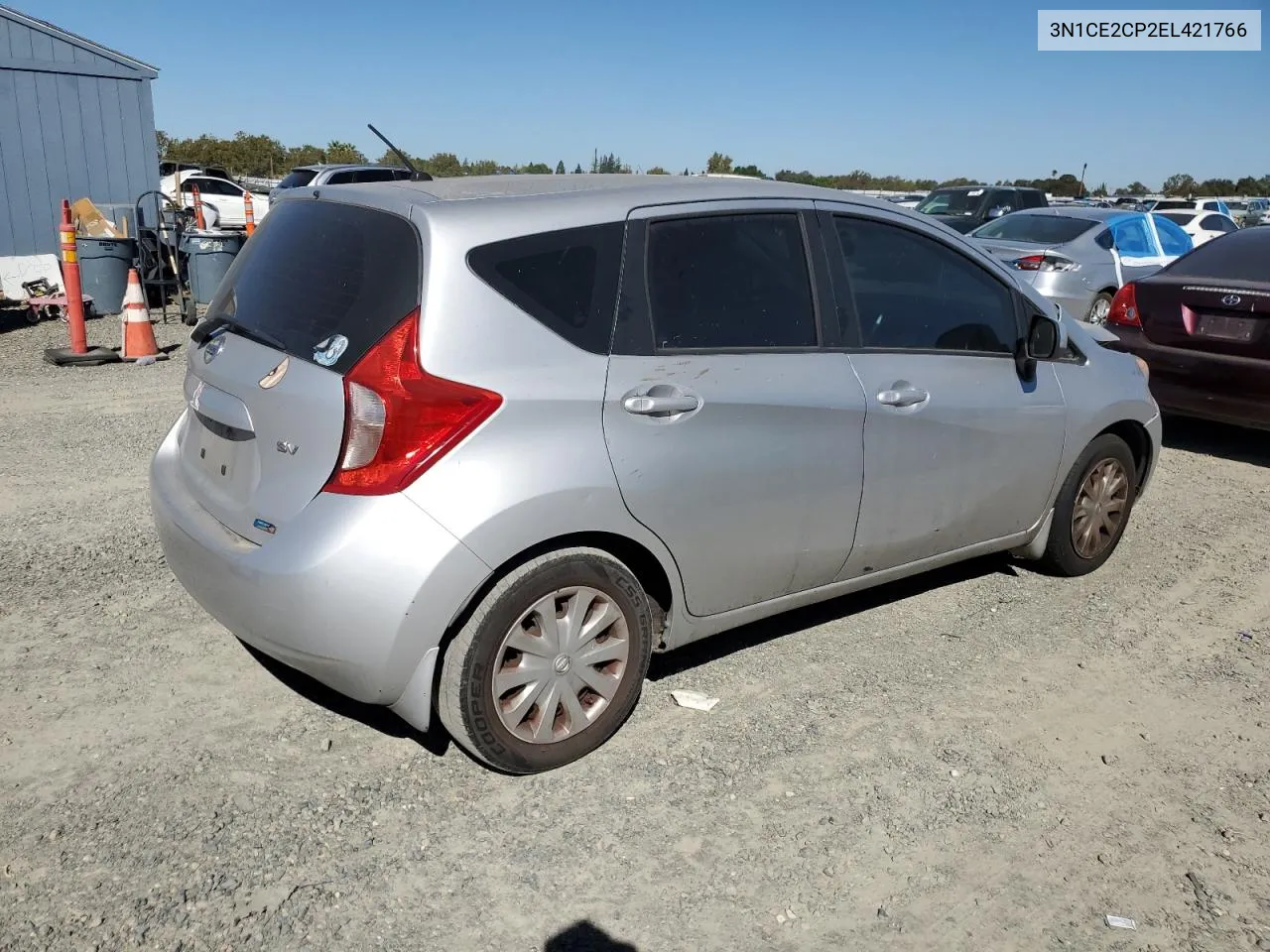 2014 Nissan Versa Note S VIN: 3N1CE2CP2EL421766 Lot: 71493074