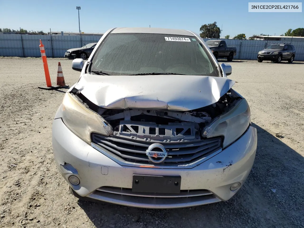 2014 Nissan Versa Note S VIN: 3N1CE2CP2EL421766 Lot: 71493074