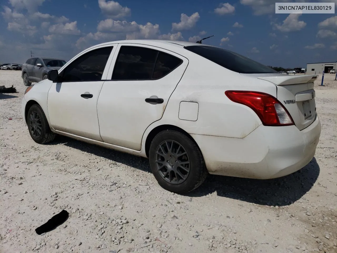 2014 Nissan Versa S VIN: 3N1CN7AP1EL830129 Lot: 71998524