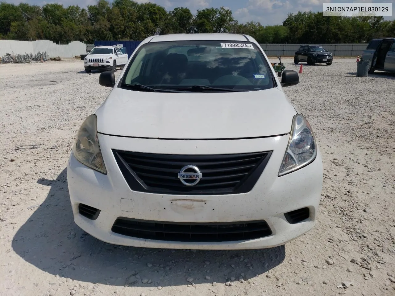 2014 Nissan Versa S VIN: 3N1CN7AP1EL830129 Lot: 71998524