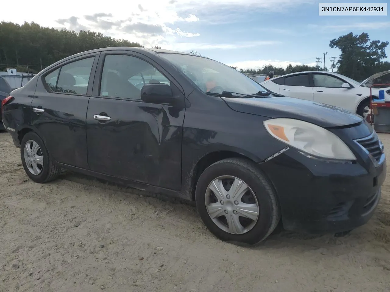 2014 Nissan Versa S VIN: 3N1CN7AP6EK442934 Lot: 72045644