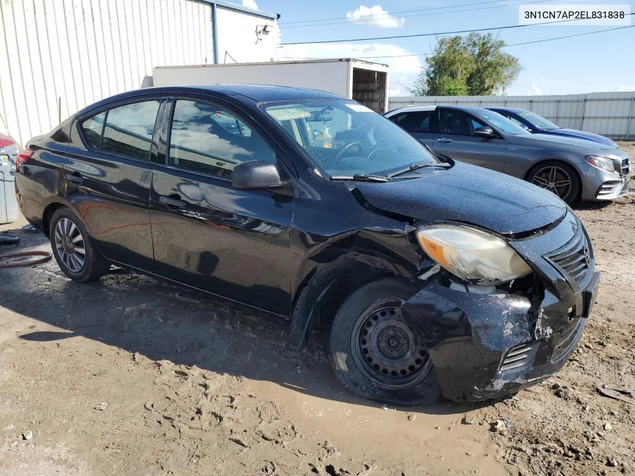 2014 Nissan Versa S VIN: 3N1CN7AP2EL831838 Lot: 72263524