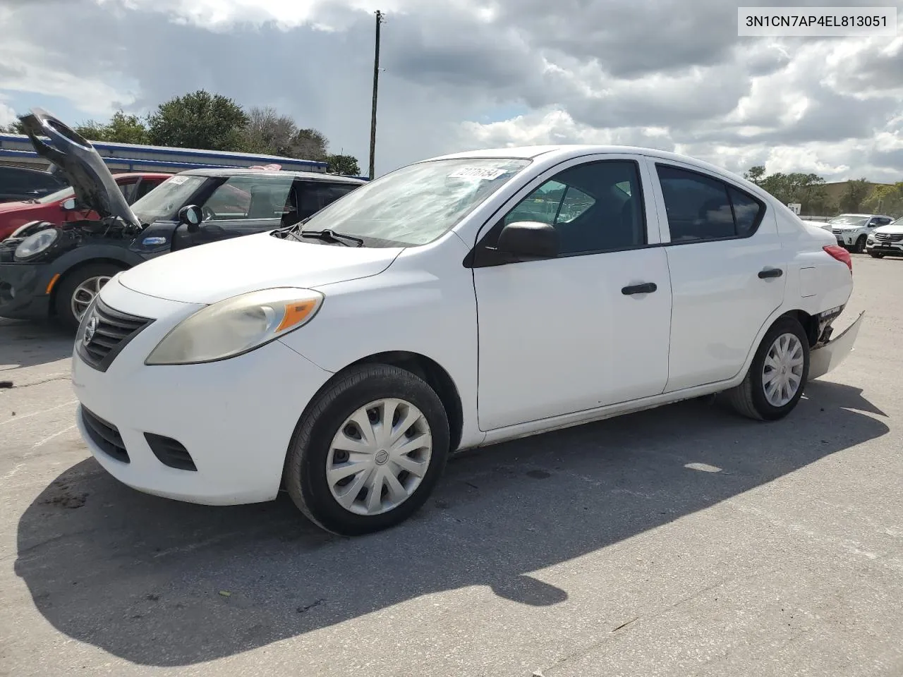 2014 Nissan Versa S VIN: 3N1CN7AP4EL813051 Lot: 72776154