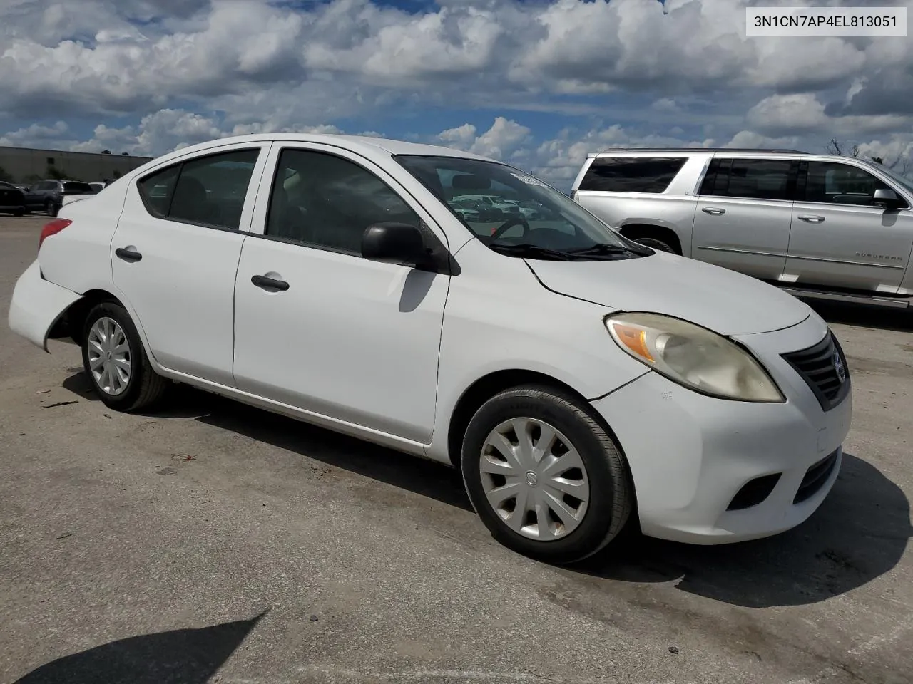 2014 Nissan Versa S VIN: 3N1CN7AP4EL813051 Lot: 72776154