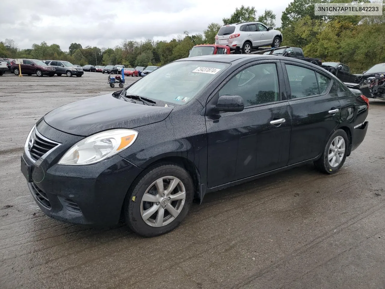 3N1CN7AP1EL842233 2014 Nissan Versa S