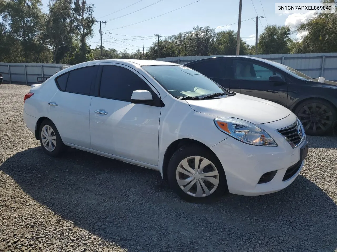 2014 Nissan Versa S VIN: 3N1CN7APXEL869849 Lot: 73781414