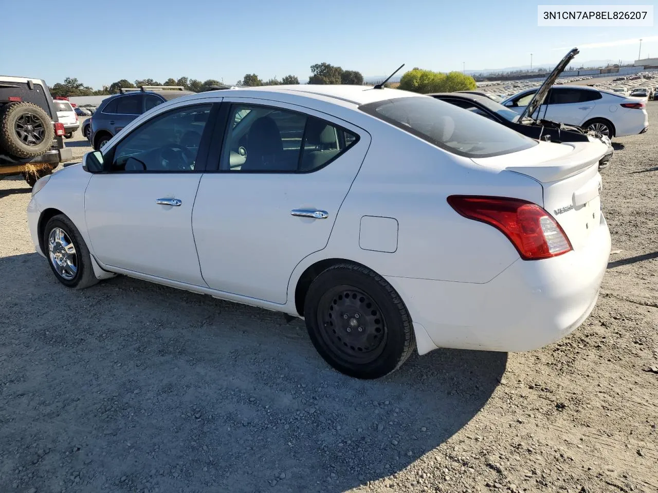 2014 Nissan Versa S VIN: 3N1CN7AP8EL826207 Lot: 74480094