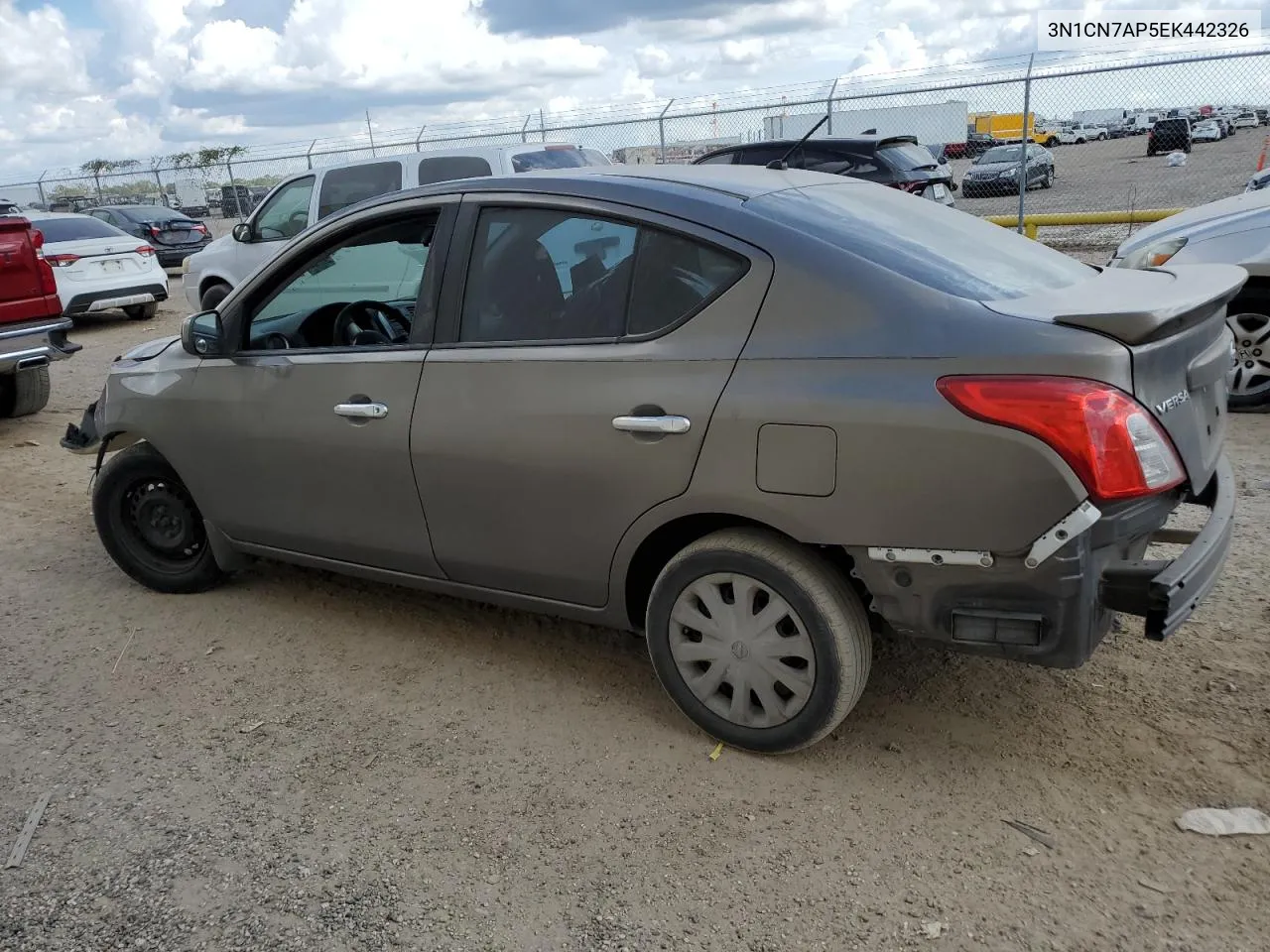 2014 Nissan Versa S VIN: 3N1CN7AP5EK442326 Lot: 74580424