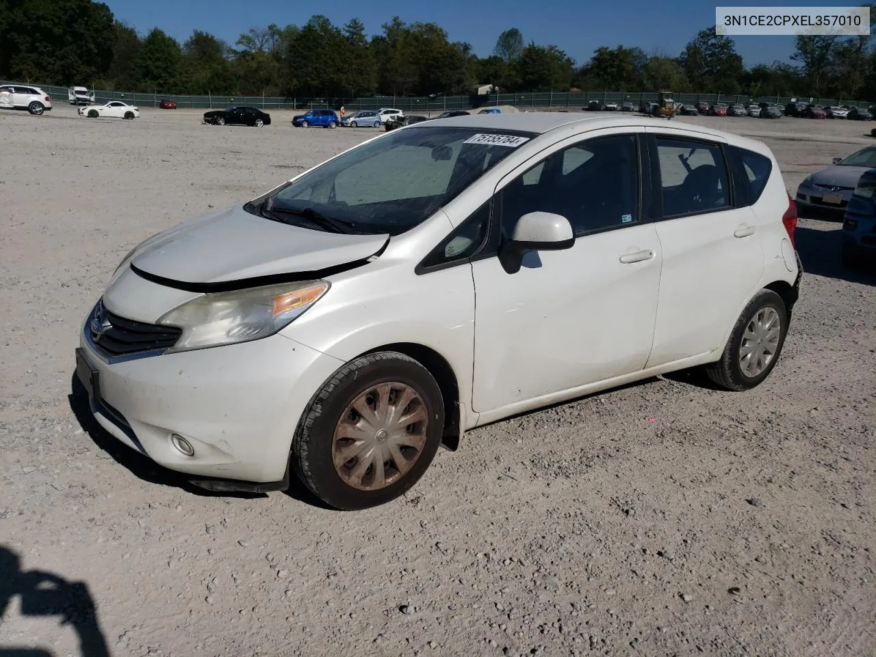 3N1CE2CPXEL357010 2014 Nissan Versa Note S