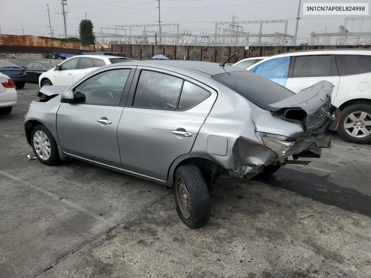 2014 Nissan Versa S VIN: 3N1CN7AP0EL824998 Lot: 75340264