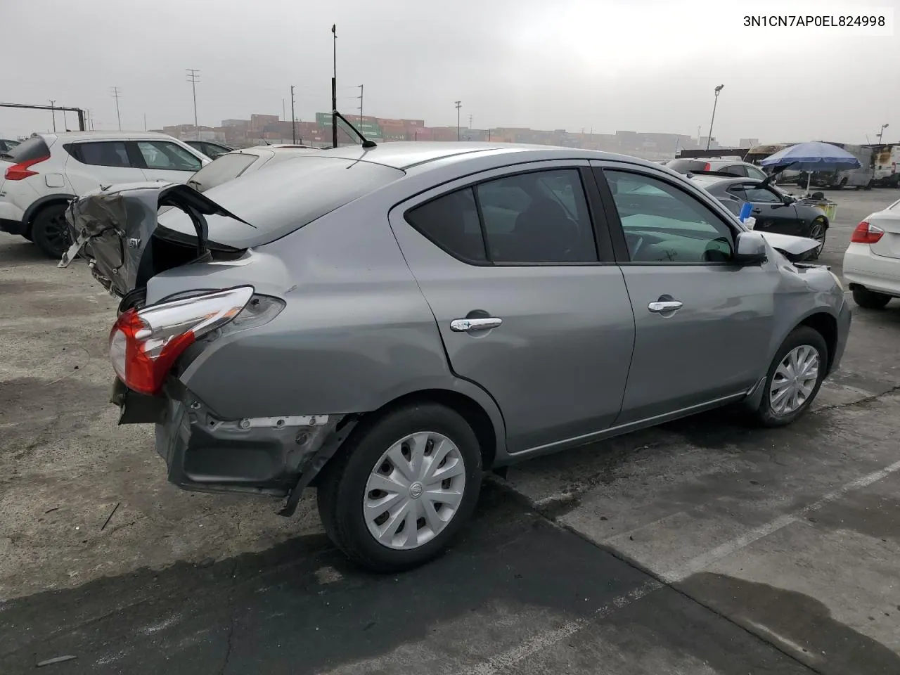 2014 Nissan Versa S VIN: 3N1CN7AP0EL824998 Lot: 75340264