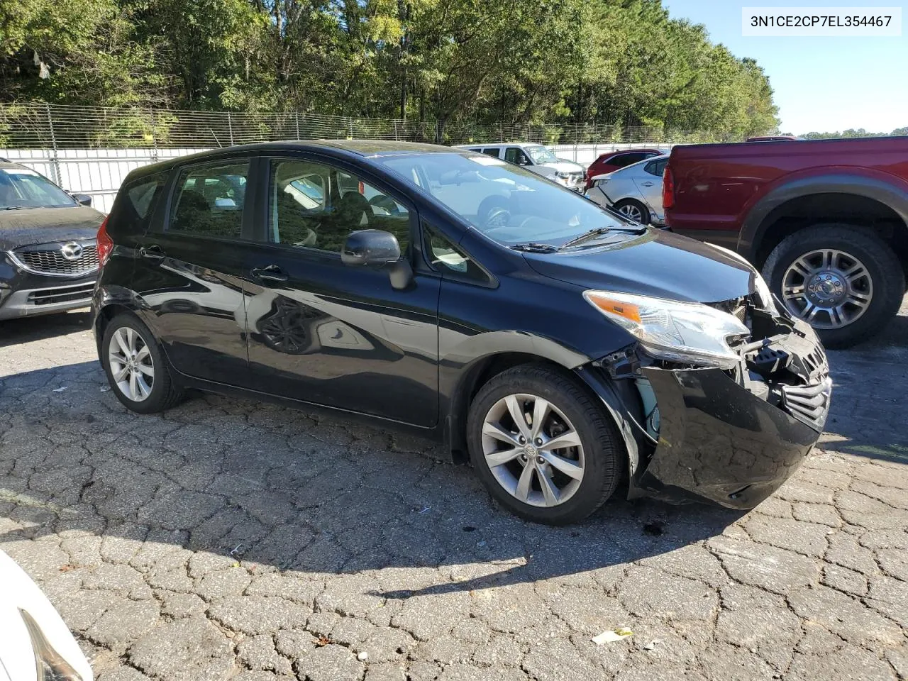 2014 Nissan Versa Note S VIN: 3N1CE2CP7EL354467 Lot: 75915624