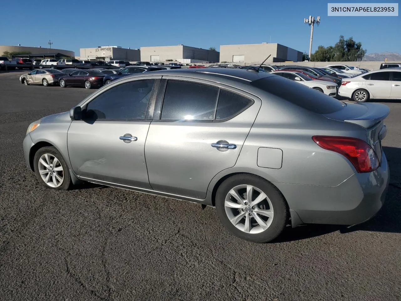 2014 Nissan Versa S VIN: 3N1CN7AP6EL823953 Lot: 76140074