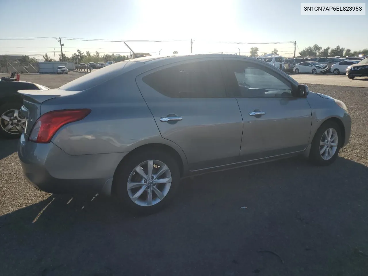 2014 Nissan Versa S VIN: 3N1CN7AP6EL823953 Lot: 76140074