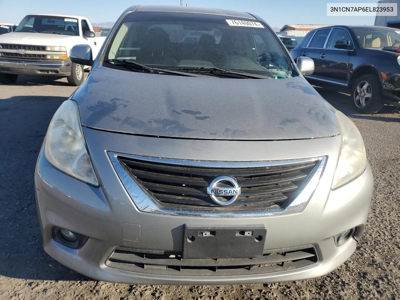 2014 Nissan Versa S VIN: 3N1CN7AP6EL823953 Lot: 76140074