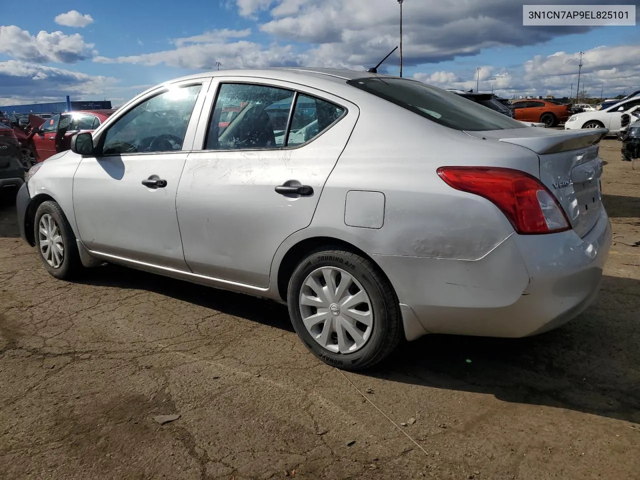 2014 Nissan Versa S VIN: 3N1CN7AP9EL825101 Lot: 76237344