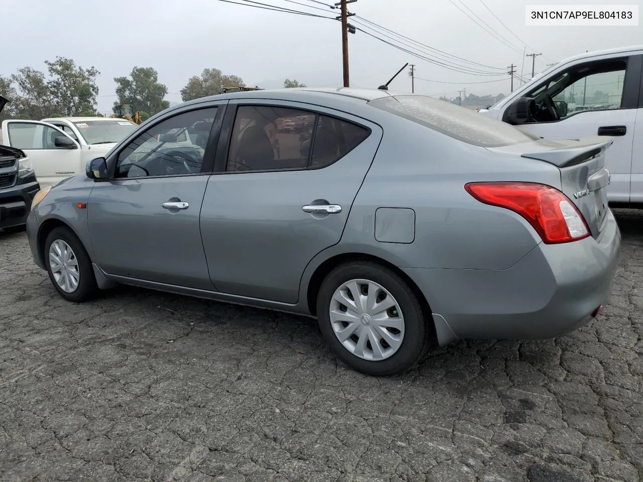 2014 Nissan Versa S VIN: 3N1CN7AP9EL804183 Lot: 76421184